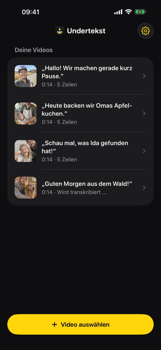 Alle deine Videos an einem Ort