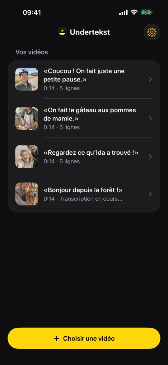 Toutes vos vidéos au même endroit